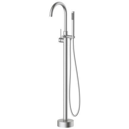 Balneo Cascade bath mixer model 2 inox
