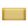 Balneo Wall Box LED recessed shelf Gold 60 x 30 x 10 cm