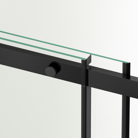 Drzwi prysznicowe rozsuwane Balneo Porta – Czarny 100 cm