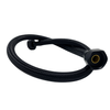 Balneo PEX connection hose in black braided 1/2" x 1/2" 50 cm