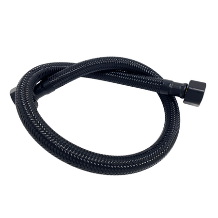 Wężyk przyłączeniowy Balneo PEX w oplocie czarnym 1/2" x 3/8" 30 cm