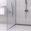 Slope profile Balneo black wall-mounted left 120 cm
