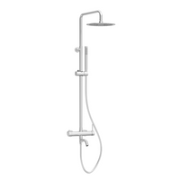 Bateria prysznicowa Balneo Cascade zestaw 1 inox