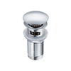 Basin plug brass Balneo Klik Klak C chrome with overflow
