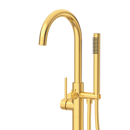 Balneo Cascade bath mixer model 2 shiny gold