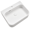Washbasin BELORIA Solid Surface Coco White