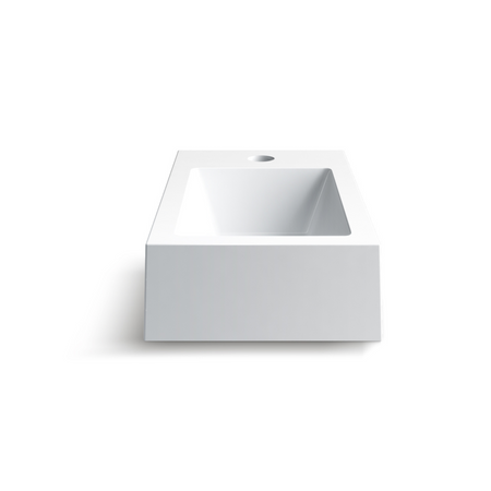 Balneo Vega countertop washbasin 40 x 22 cm white conglomerate