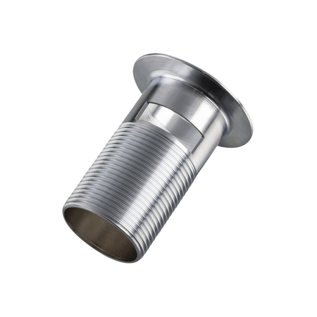 Korek umywalkowy mosiężny Balneo Klik Klak F chrom z koszyczkiem i przelewem