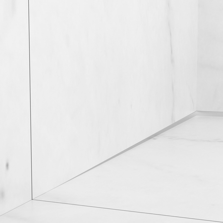 Listwa spadkowa Balneo inox przyścienna lewa 170 cm