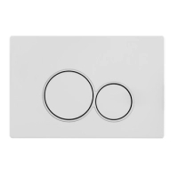 Flush button for TOILET Balneo Exo white