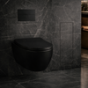Schowek na szczotkę WC Balneo Wall Box Brush L Tiles prawy do wbudowania w ścianę ze stali nierdzewnej