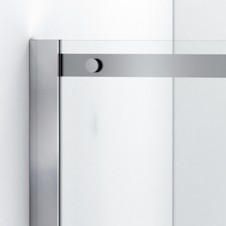 Shower enclosure sliding Balneo Rio 90 x 90 cm chrome transparentna