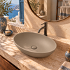 Washbasin SOVELIA Solid Surface Mocca Mousse