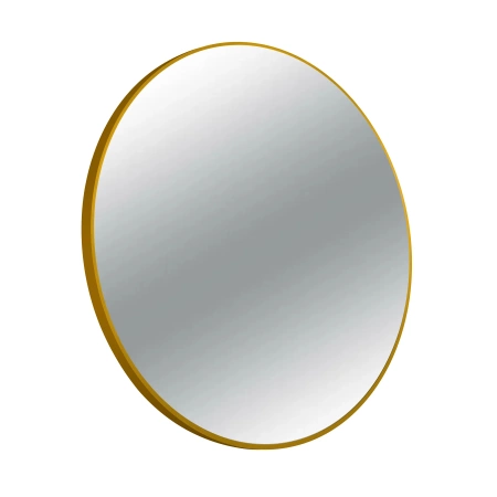 Lustro okrągłe Balneo Corina gold 70 cm
