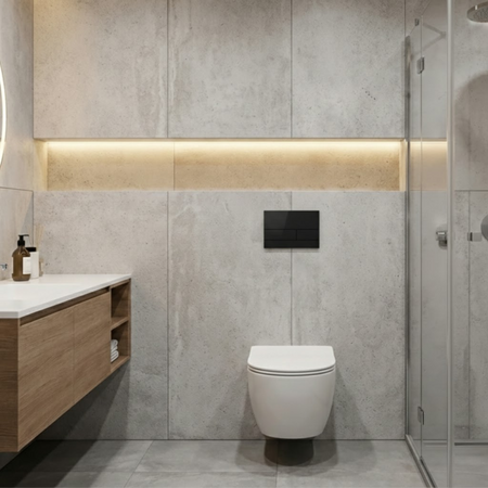 Flush button for toilet Balneo Flo black