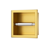 Uchwyt na papier Balneo Wall Box Paper 1 Gold złoty wbudowany w ścianę ze stali nierdzewnej