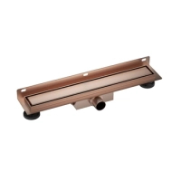 Wall-mounted shower drain Wall and Floor NEXT - 50 cm Copper