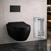 Schowek na szczotkę WC Balneo Wall Box Brush S Tiles prawy do wbudowania w ścianę ze stali nierdzewnej