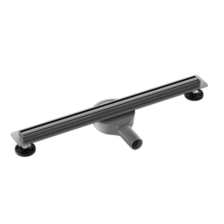 Odpływ liniowy podłogowy Balneo Slim & Low ProLine Gun Metal 100 cm