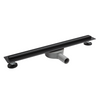 Odpływ liniowy podłogowy Balneo Slim & Low ProLine Black 80 cm czarny