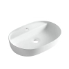 Balneo Alvio Countertop Washbasin, 61.5 × 41.5 cm, White Ceramic