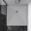 Balneo Stone Tray composite shower tray 80 x 80 x 2.5 cm light grey low square