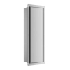 Balneo Wall Box Brush L Tiles – left recessed toilet brush holder, stainless steel