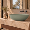 Umywalka SOVELIA Solid Surface Pistachio Cream