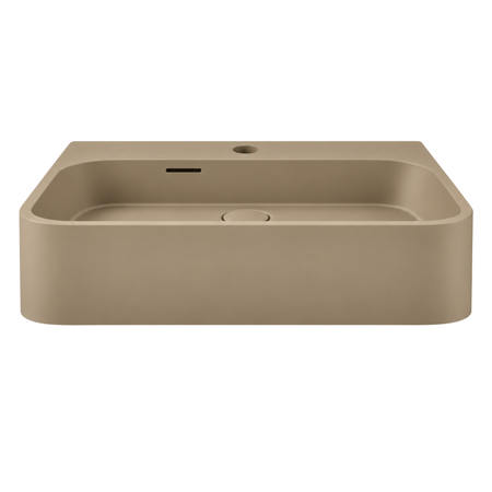 Washbasin BELORIA Solid Surface Mocca Mousse