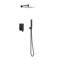 Balneo Cascade shower mixer set of 3 black