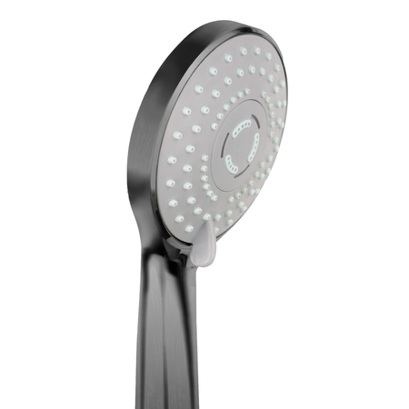 Balneo Cascade shower head model 3 gun metal