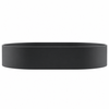 Washbasin ETERIA Solid Surface Carbon Black