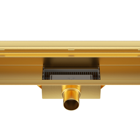 Linear drain wall-mounted Balneo In-Drain NEXT 2in1 80 cm gold double-sided