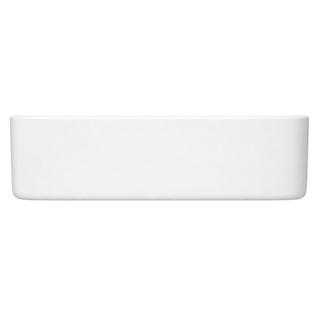 Umywalka nablatowa Balneo Nessa 51 x 31 cm biała ceramiczna