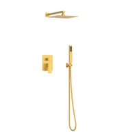 Balneo Cascade shower mixer set of 3 gold