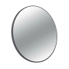 Balneo Corina 80 cm Round Mirror – Black
