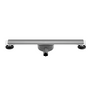 Linear drain floor Balneo Slim & Low ProLine Inox 80 cm chrome