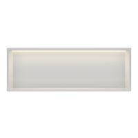 Balneo Wall Box LED recessed shelf White 90 x 30 x 10 cm