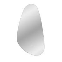 Illuminated asymmetrical mirror Balneo SORA 55 x 100 cm
