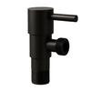 Angle valve with ceramic cartridge, Model 1 BLACK, 1/2″ x 3/4″