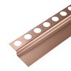 Listwa spadkowa Balneo miedziana podłogowa czołowa 130 cm