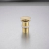 Balneo Brass Click-Clack Pop-Up Basin Waste A, Gold, No Overflow – Brushed Gold