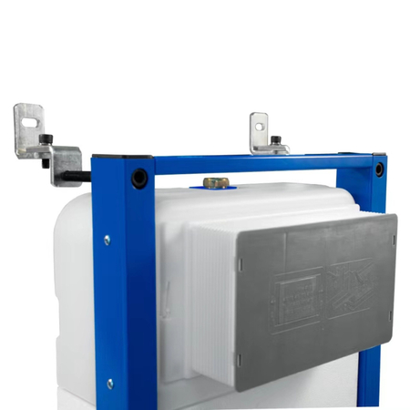 Balneo concealed WC set Fix-Frame Narrow frame with white Luxa Tornado WC bowl