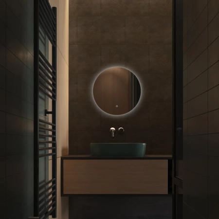 Balneo Roco 60 cm Backlit Round Mirror