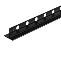 Listwa spadkowa Balneo czarna do szkła prawa 120 cm