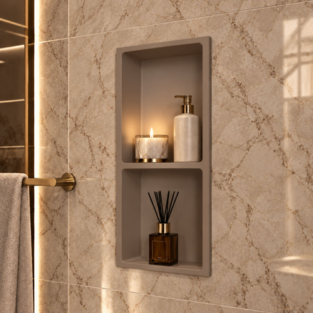 Niche shelf WALL-BOX Solid Duo Mocca Mousse