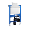 Balneo concealed WC set Fix-Frame Low frame with white Luna Tornado WC bowl