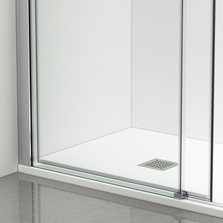 Door shower sliding Balneo Porta – Chrome 120 cm