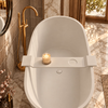 Bathtub shelf VANO Solid Surface Cashmere Dune