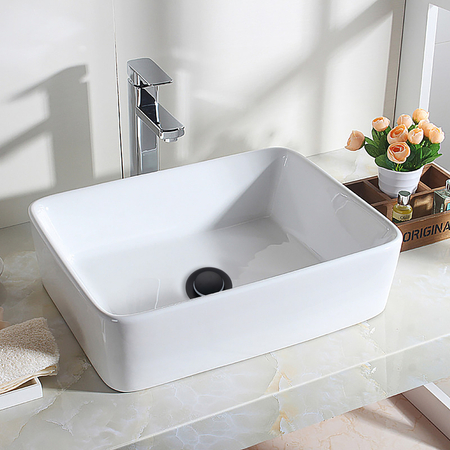 Korek umywalkowy mosiężny Balneo Klik Klak E czarny bez przelewu